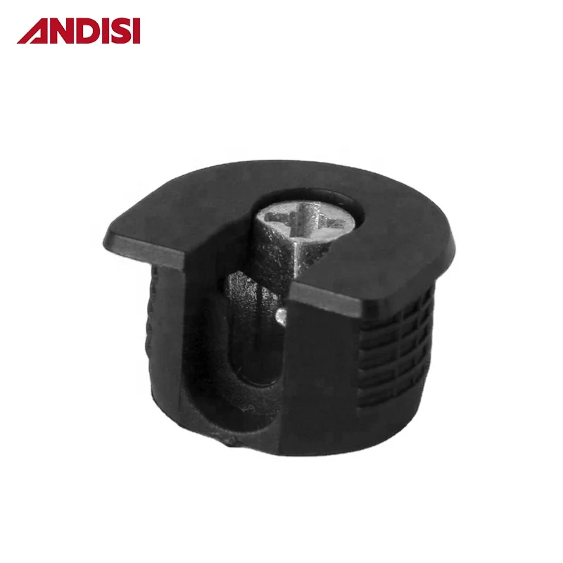 furniture screws connecting bolts 20mm White Brown Connector Housing Plastic With Ridge Rafix connector furniture connector