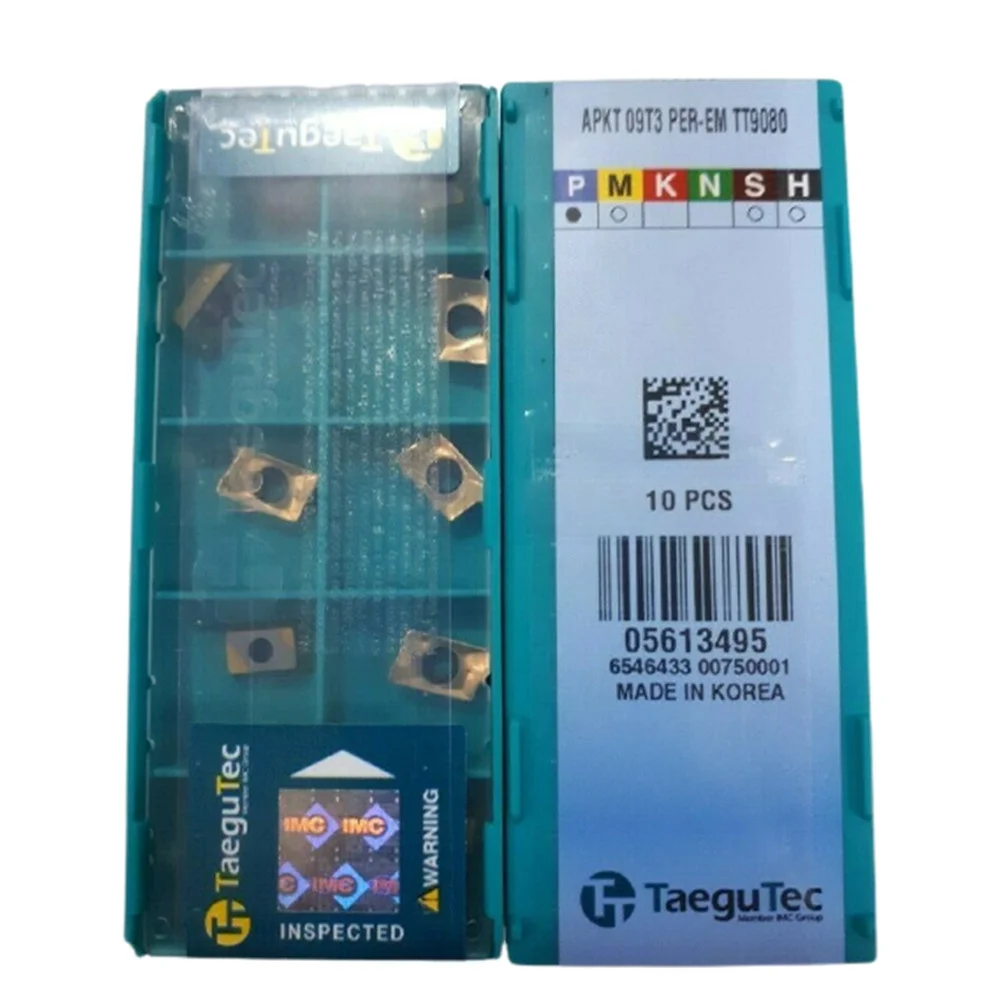 cnc cutting tools tungsten carbide inserts original taegutec inserts APKT09T3PER-EM TT9080