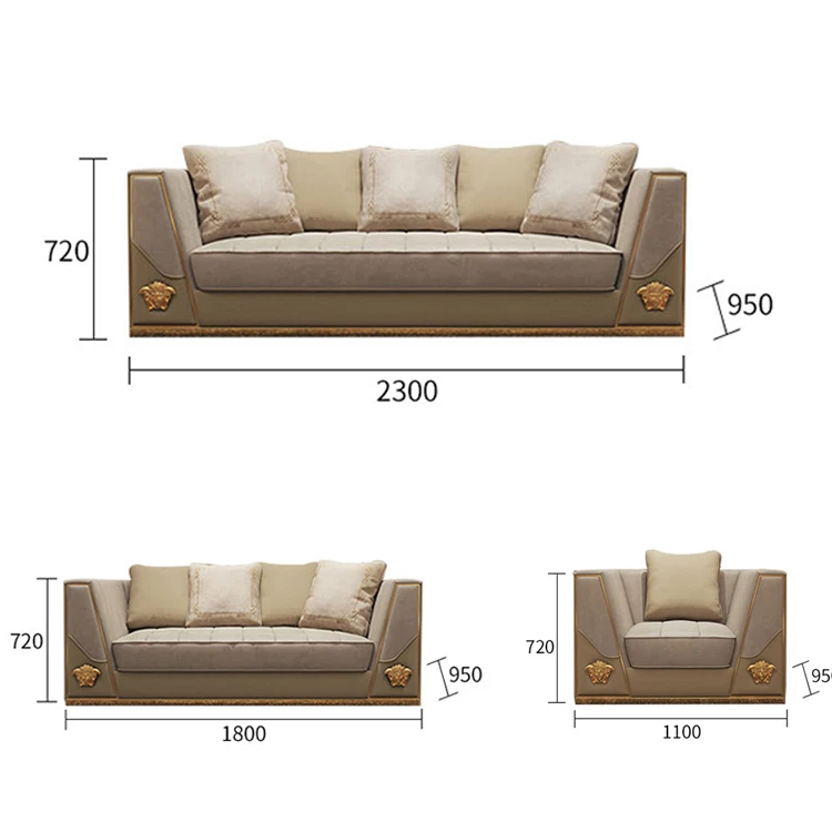 Italian design Leather sofa set elegant luxury art lounge chesterfield sofa set furniture italian design modern 3 seater sofas