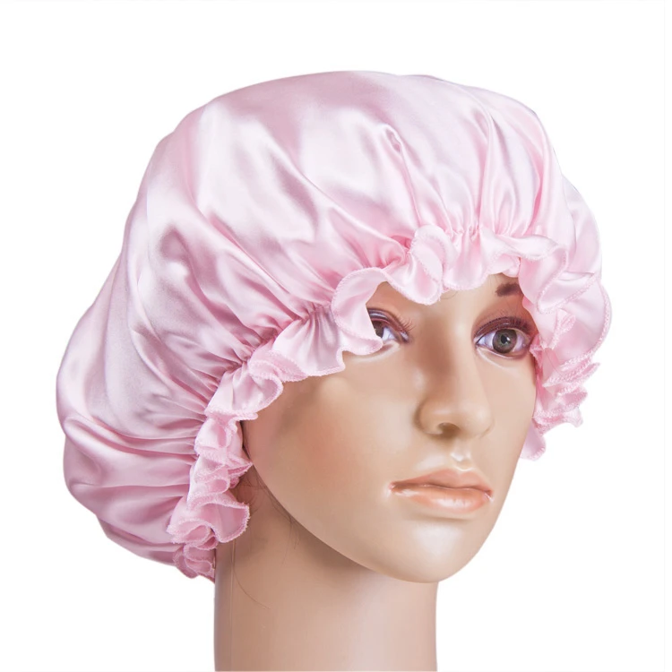 
Manufacture Produce Different Color Available Professional 100% Mulberry Large Size Silk Sleeping Hair Cap  (1600206130829)