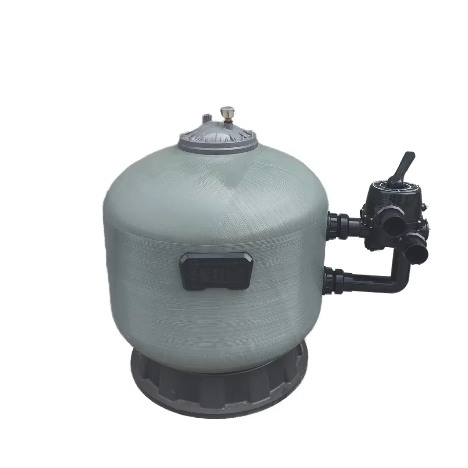 Fiberglass Sand Filter for Water Treatment Plant and Swimming Pool Side Mount Fiber Glass Filter Tool & Accessory