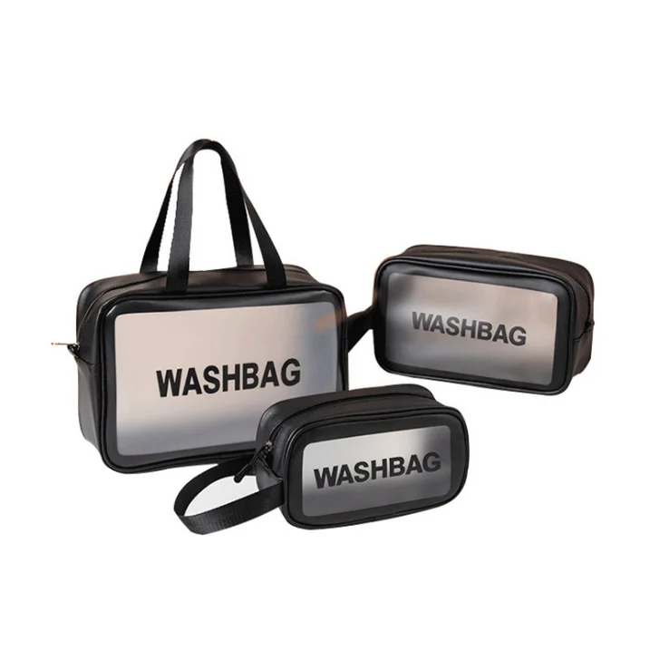 Custom Logo small Waterproof cosmetic bag TPU Zipper Pouch Transparent Fashion Beauty Clear Travel Makeup mini Wash Bag
