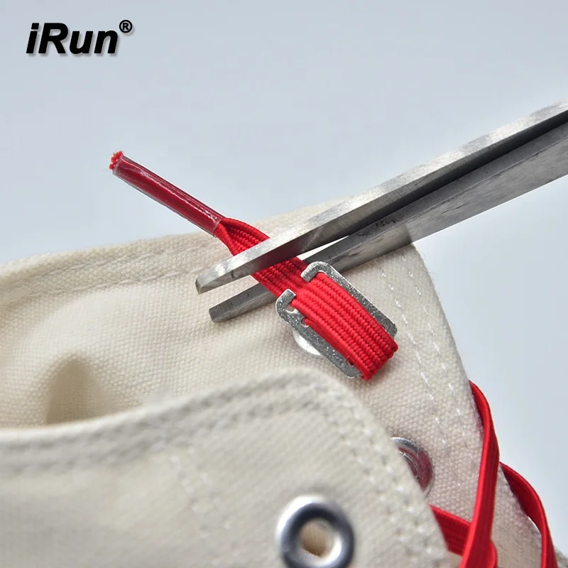  IRun Горячая Распродажа Новый дизайн пользовательский цвет без галстука Полиэстер Эластичный плоский простой галстук шнурки для