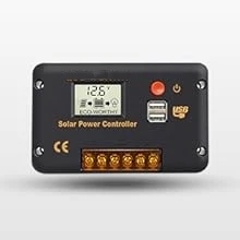 240 Watt 12/24V Solar Panel Kit for RV Boat Home 12/24V Solar Charge Controller + 16ft &10ft Solar Cable + -Brackets