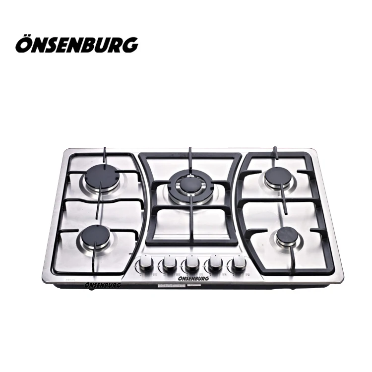 MSD-8977 HN five burner stainless steel gas hob home appliances