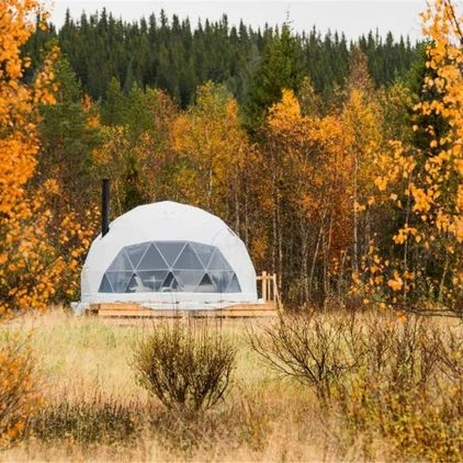 4m  5m 6m 7m 8m Geodesic Dome House Tent, Glamping Dome for resort hotel