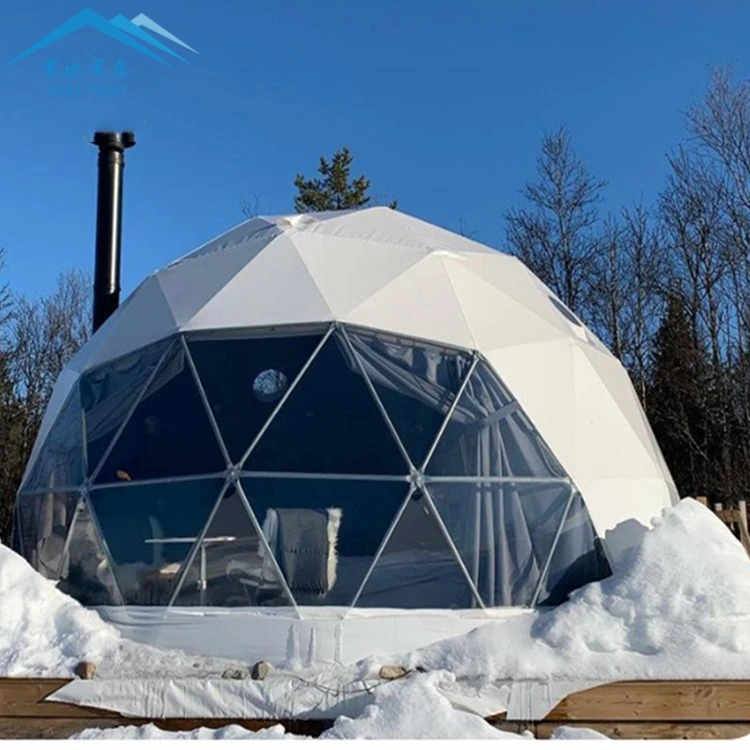 Custom 2025 New Design Geodesic Dome House Garden Luxury Outdoor Waterproof Winter Igloo Dome Tent