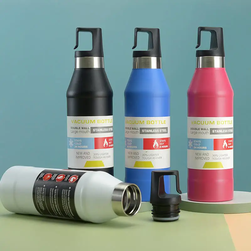 Large-Capacity Stainless Steel Flask Bottle Vacuum Water Bottle For Sport Thermos Double Wall Stainless Steel Water Bottle