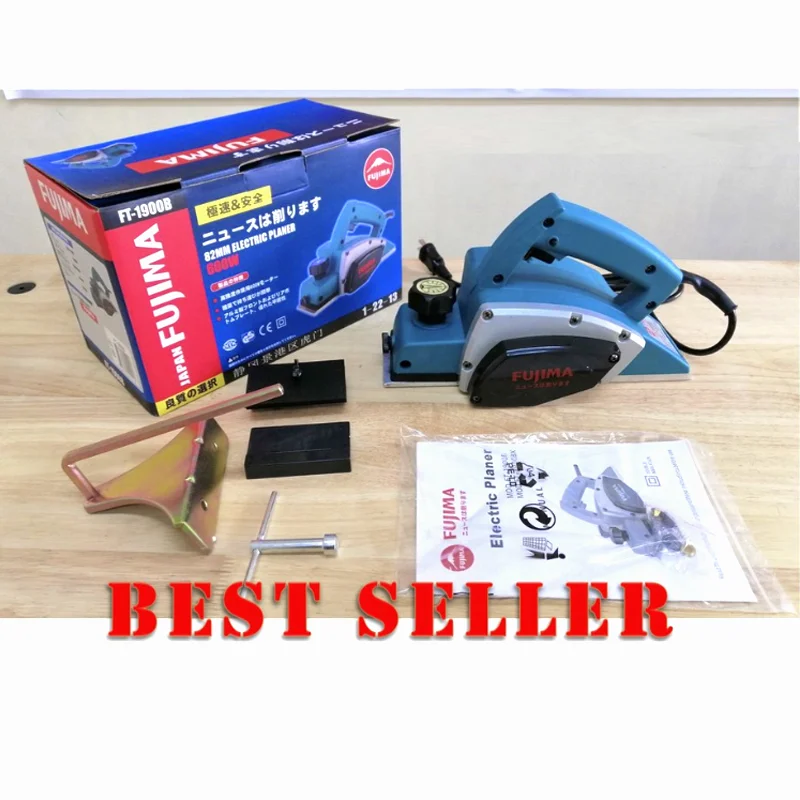 Fujimaбыл FT-1900B Электроинструмент 600 Вт деревообрабатывающий станок по дереву для электрического рубанка
