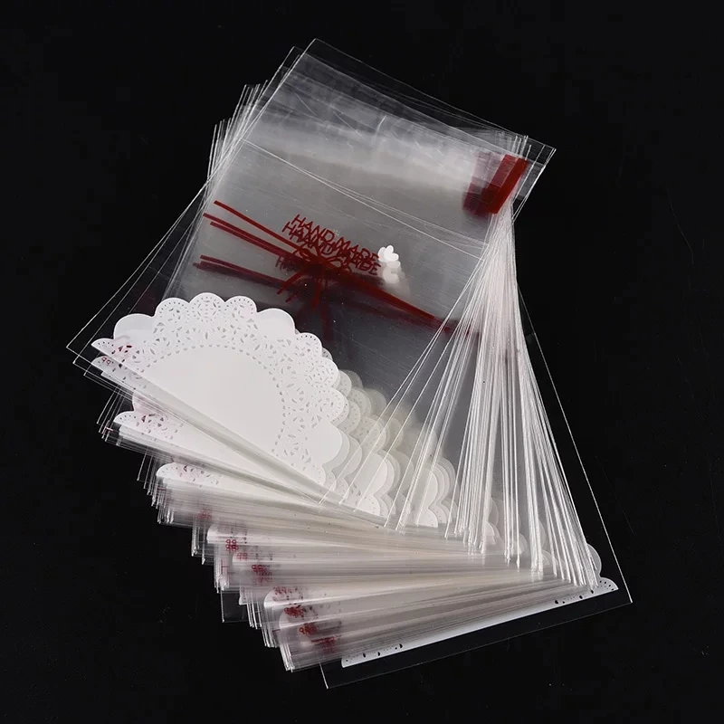 Cookie Packaging Bag Transparent OPP Plastic Candy Bag with Custom Printing