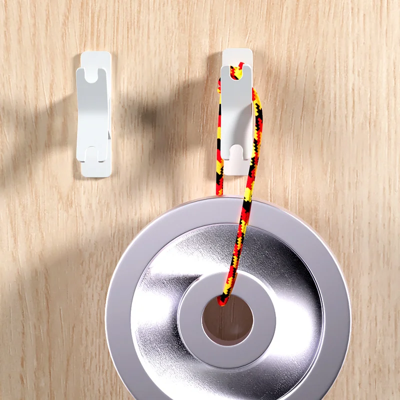 Novelty Kitchen Storage Cable Winder No-Hole Plug Fixed Household Power Cord Electrical Cable Management Organization Wall Hooks