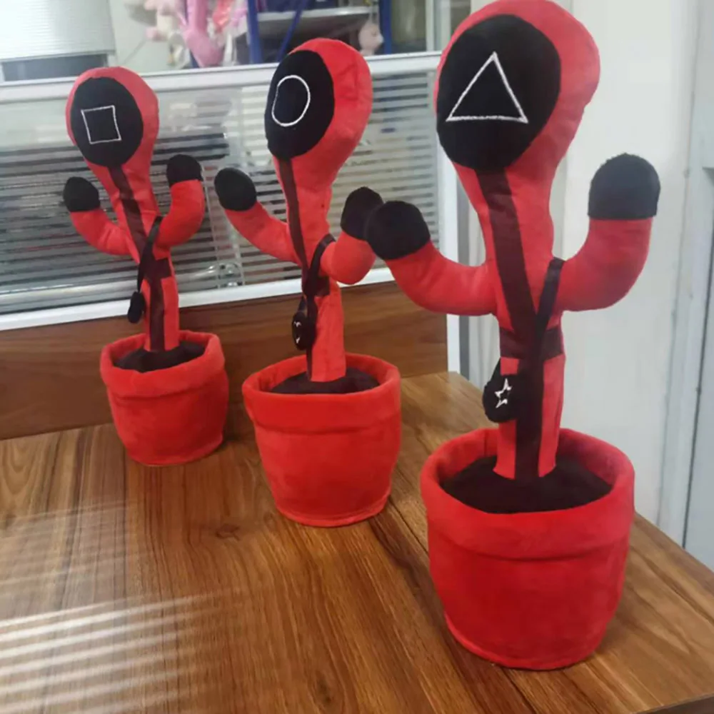 HOT selling Dancing squid Toy Arrival Squid Game Electronic Dancing Toys Lighting Singing Game for kid