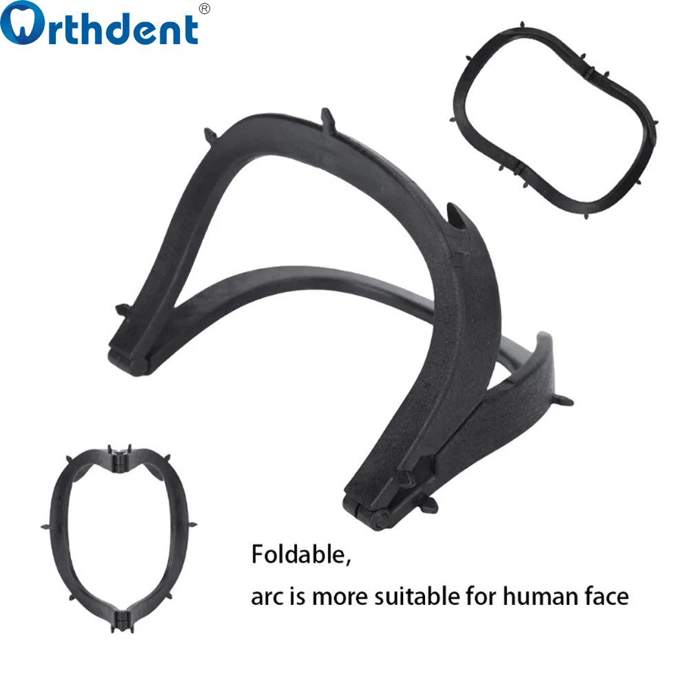 1Pc Dental Foldable Frame Rubber Dam Sheet Holder Autoclavable Plastic Dentistry Oral Barrier Tools For Dentistry Operation