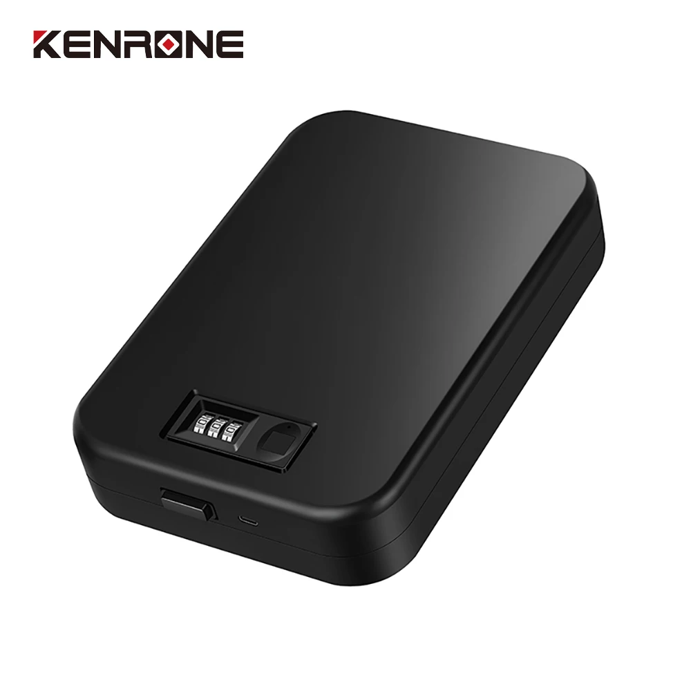 Wholesale Security Portable Mini Safe Box Steel Safe Box Fingerprint Gun Safe