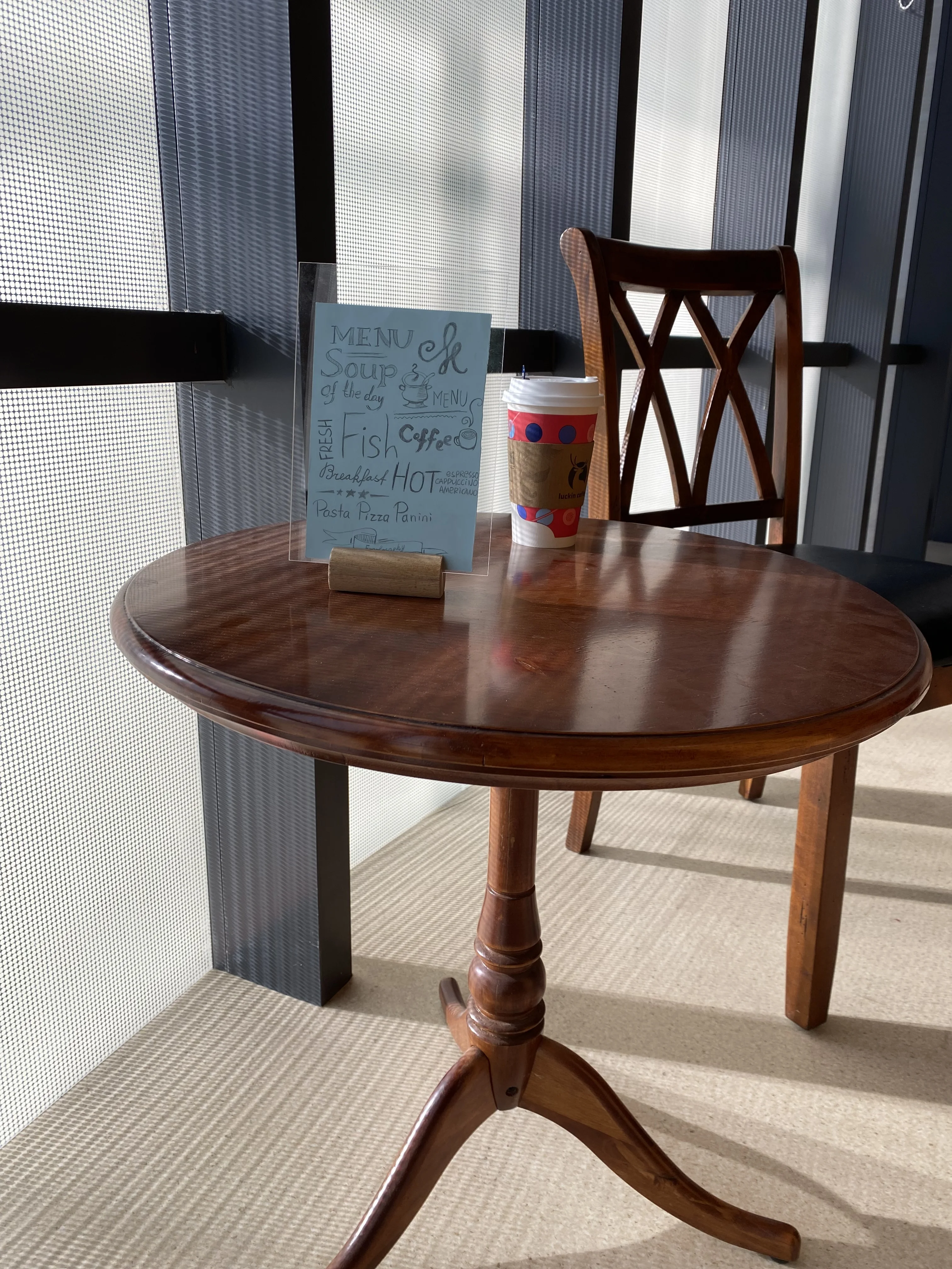 Handcrafted Round Shape Wood Business Card Displays and Holders