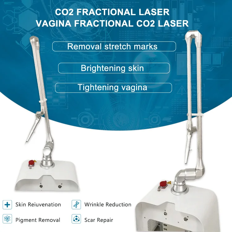 Fractional Co2 Laser Skin Resurfacing Laser Beauty Equipments accessories skin treatment laser co2 fractional machine