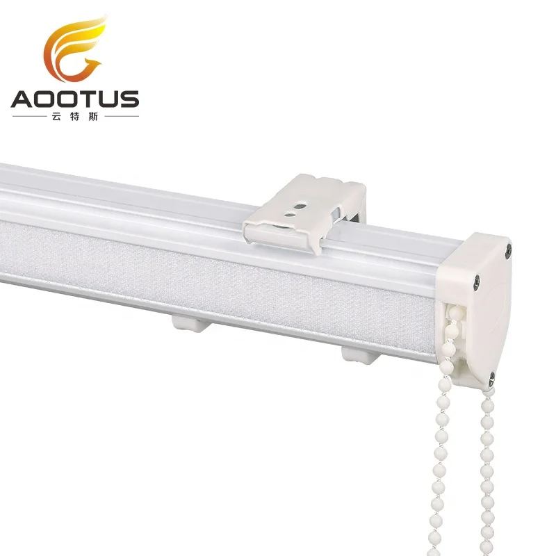 Hot-Selling Roman Blind Track System Accessories Rust Proof Top-Down Roman Blinds Ceiling Mounted Roman Blinds Rail