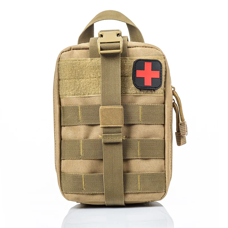 Tactical MOLLE Rip Away EMT Bag Medical First Aid IFAK Pouch orange Color
