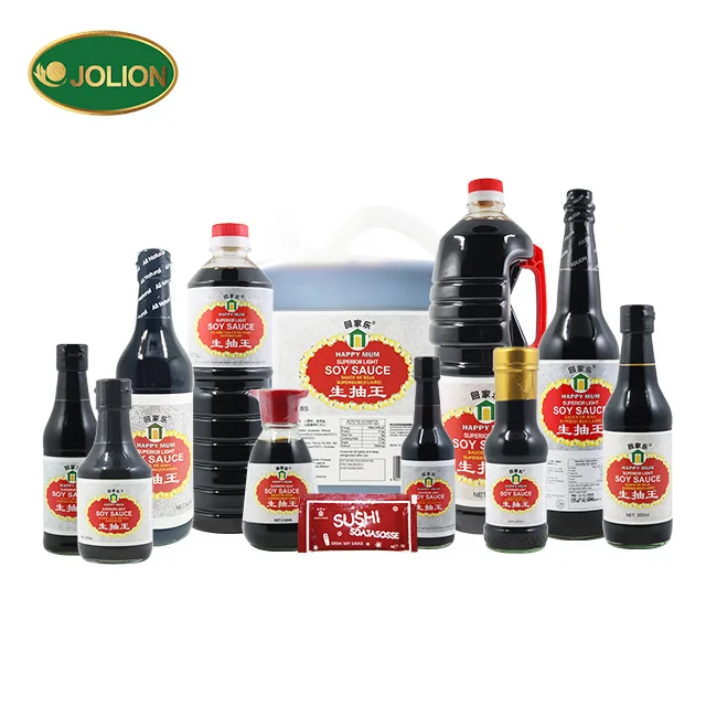 JOLION 1000L Bulk Condiment Soy Sauce Wholesale Chinese Light Soy Sauce