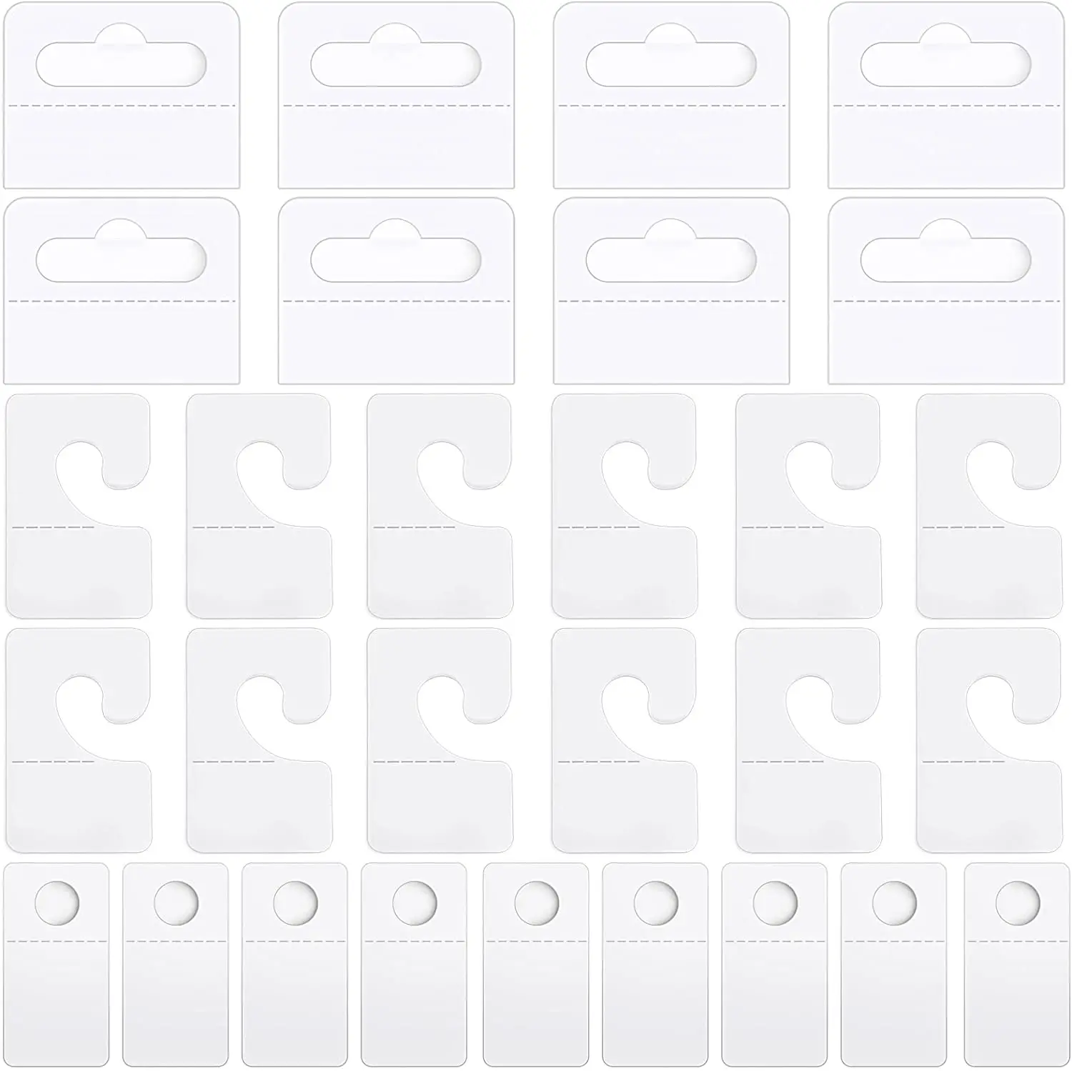 Good Style Euro Hole Hang Adhesive Tab Hook Supermarket Self Tabs Hooks for Packing Box Display