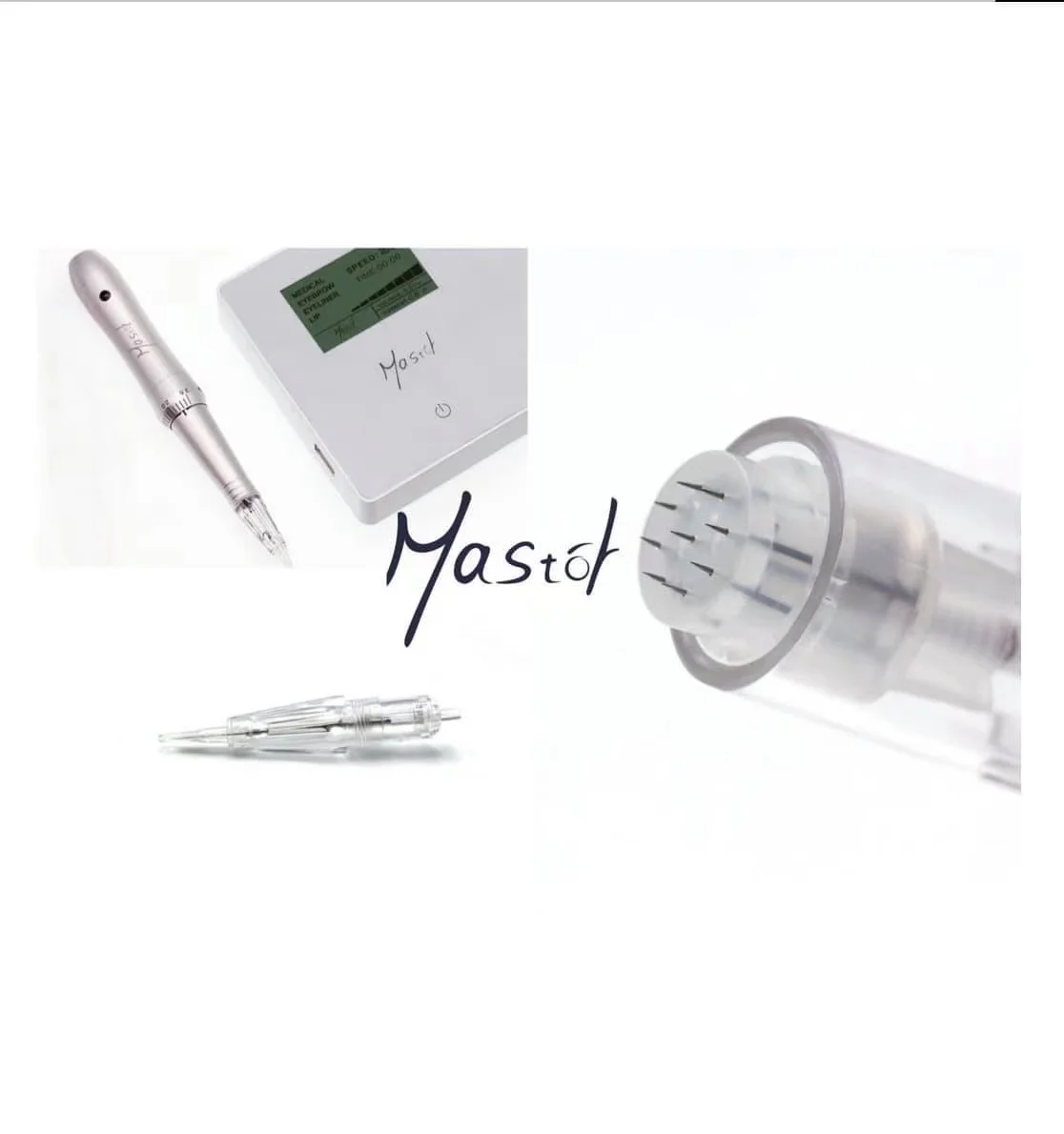 mast mastor professional wireless tattoo machine LED microshading pen semi digital permanent makeup tattoo machine