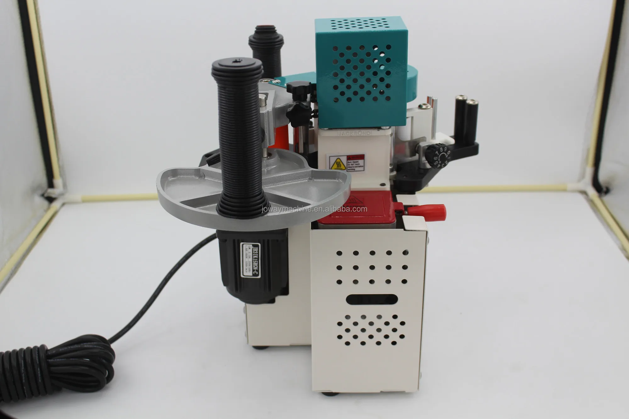 Высококачественная панель на деревянной основе портативный маленький Кромкооблицовочный станок ручной двухсторонний для