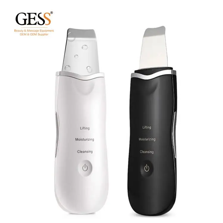 Professional Sonic Face Cleaning Spatula Skin Scrubber Ultrasonic Machine