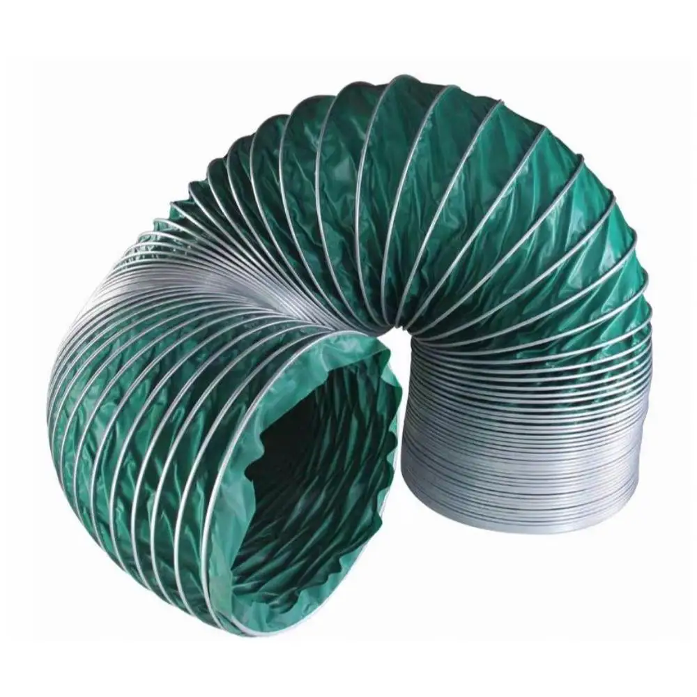 China Supplier Hot gas extraction exhaust equipment 75-300mm Oil resistant Three proof cloth fireproof ventilation pipe