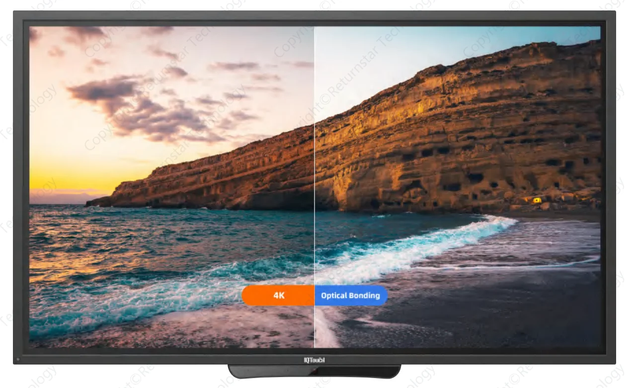 Smart Online Class room 20 points touch Interactive  LCD Monitor 4k UHD display furture learning