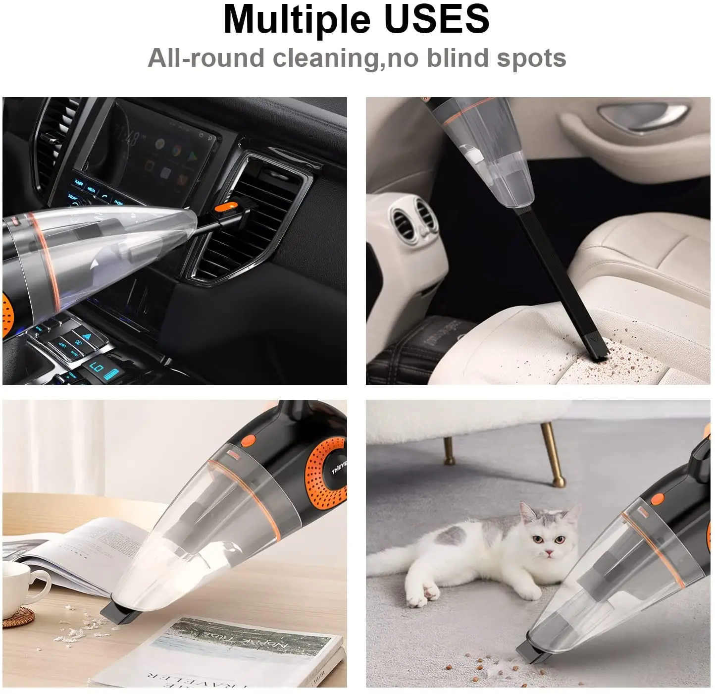 ThiEYE 13000pa Car Vacuum Cleaner Cordless Dustbuster For Car Home Cleaning Portable Handheld Auto Vacuum Cleaner Factory OEM