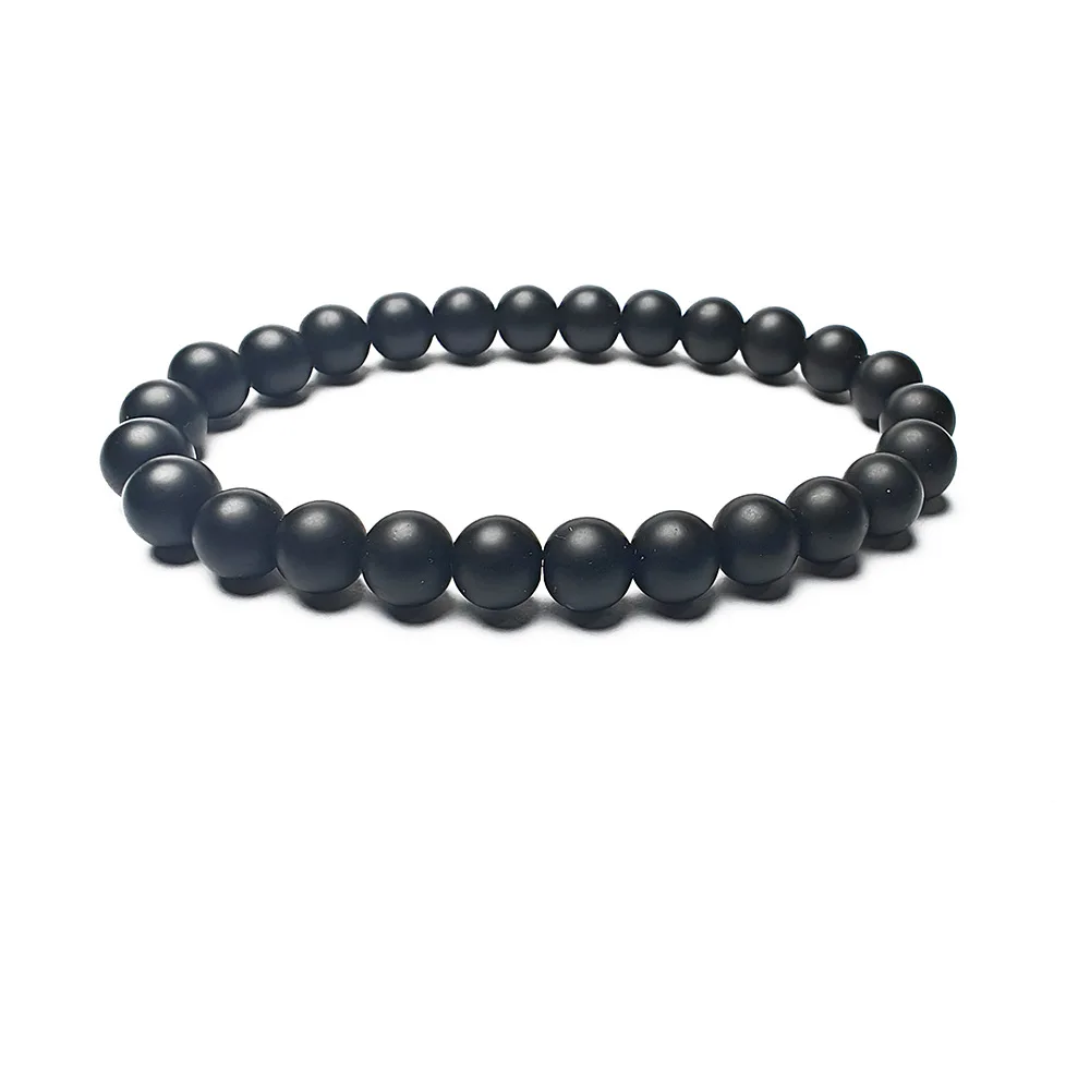 ZheHu 8MM Cheap Natural Stone Beads 7 Seven Chakra Amethyst Bracelets For Woman Yoga Healing Gemstone Beaded Bracelets