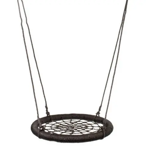Hot sale outdoor cheaper small metal nest swing playground swing seat bird nest spiders web UFO SWING