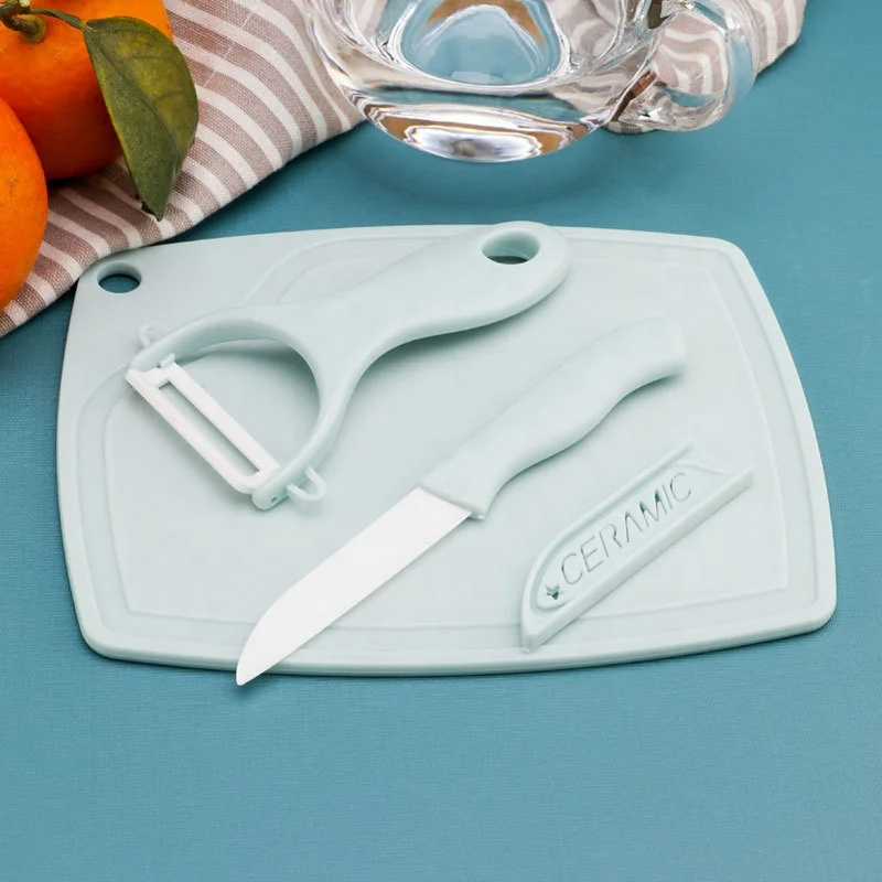 China supplier ceramic paring knife with blade cover for vegetable and fruit cutting