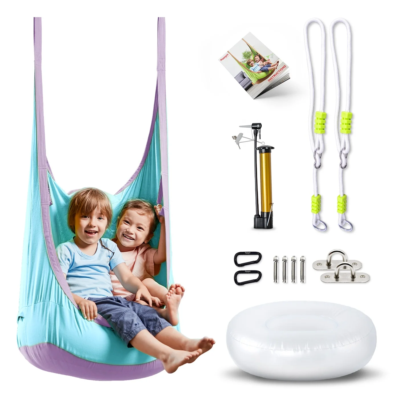 unique cotton frog swing hammock for kids