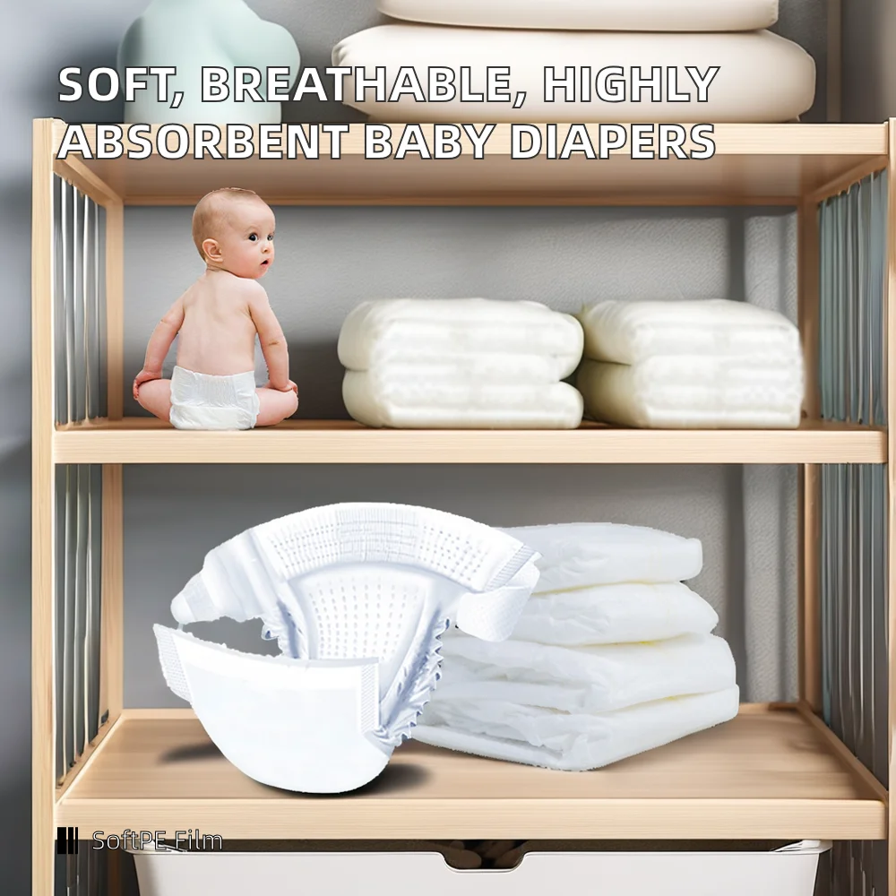 Cotton Reusable Baby Diapers Printed Disposable Newborn Nappies for Children