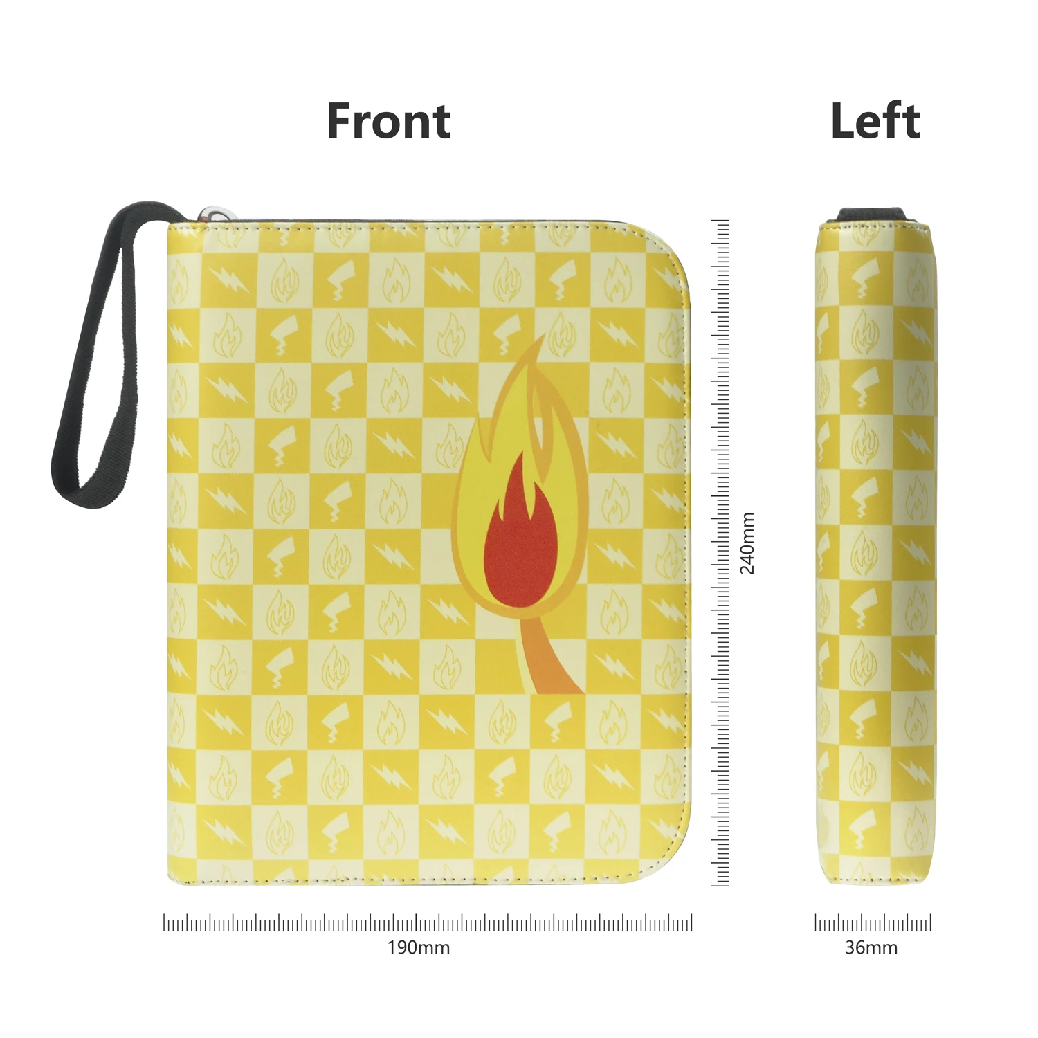Pocket Binder for Pokemon Cards Holder Fits 400Cards with 9 Pocket Sheets Included Cards Collector Album
