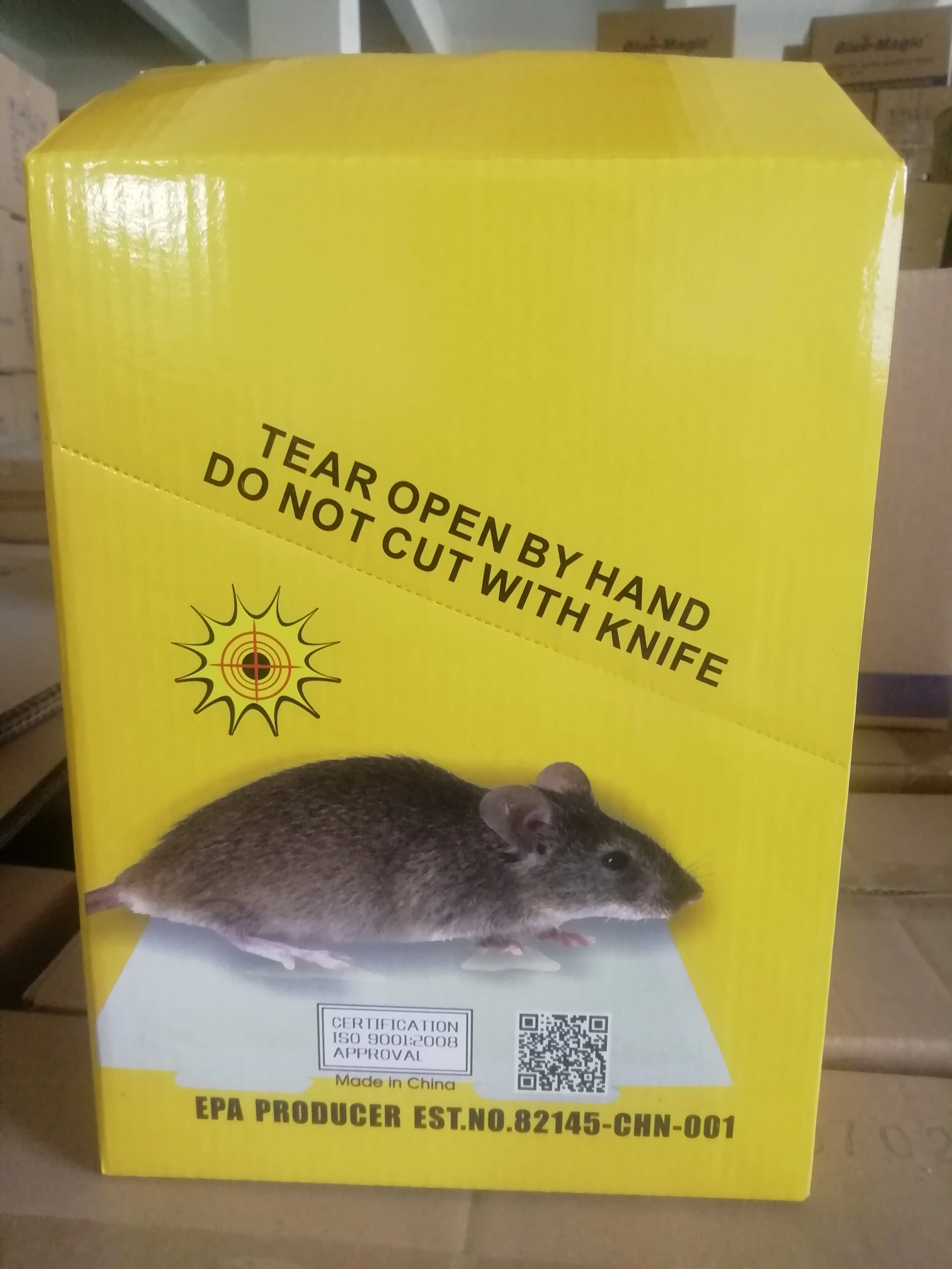 Indoor High Elasticity Adhesive Trap Paper Board Mouse Rat Glue Trap Disposable