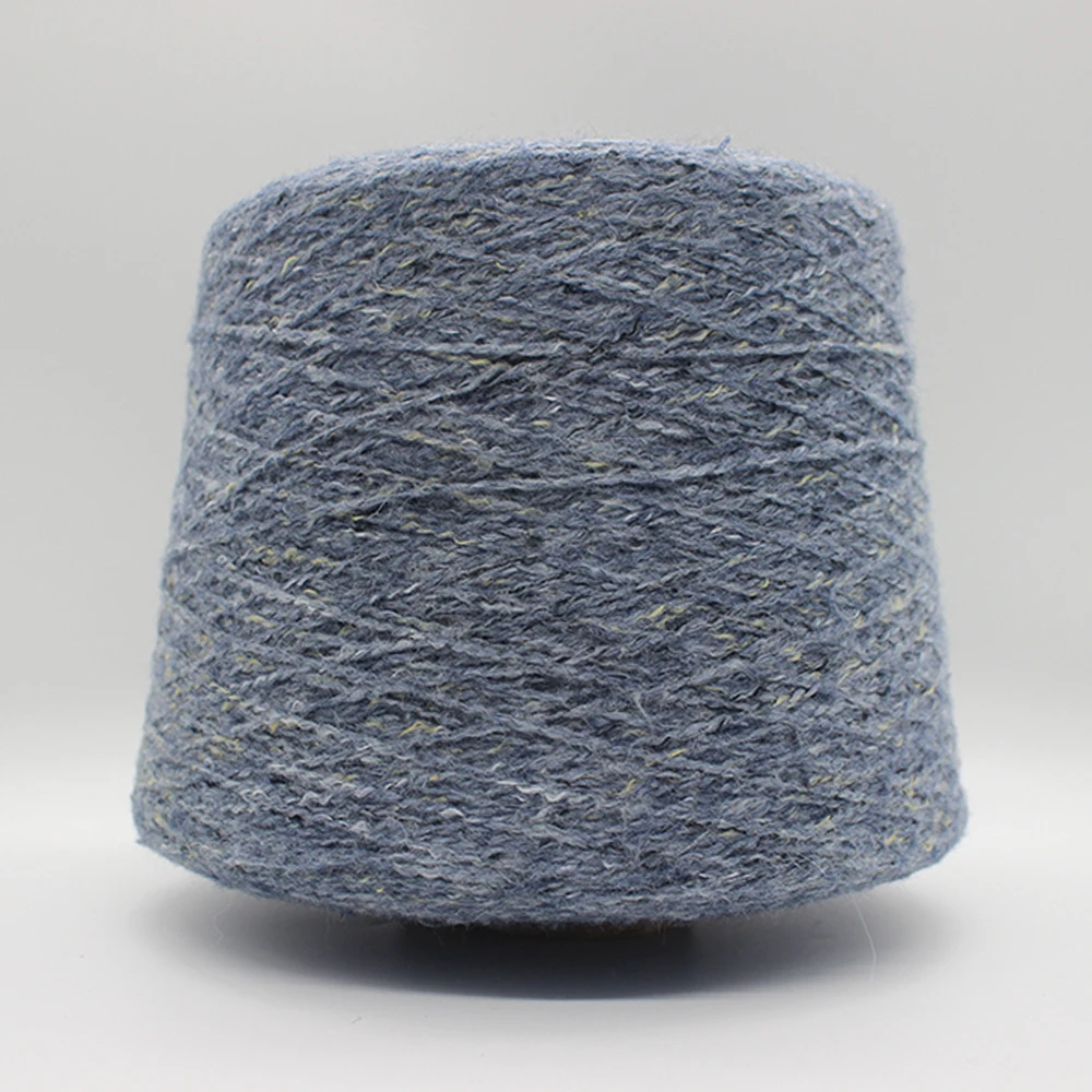 Duan Dyed Woolen Yarn High Tenacity Ring Spun Melange Yarn for Knitting & Sewing Recycled Wool Blended Yarn