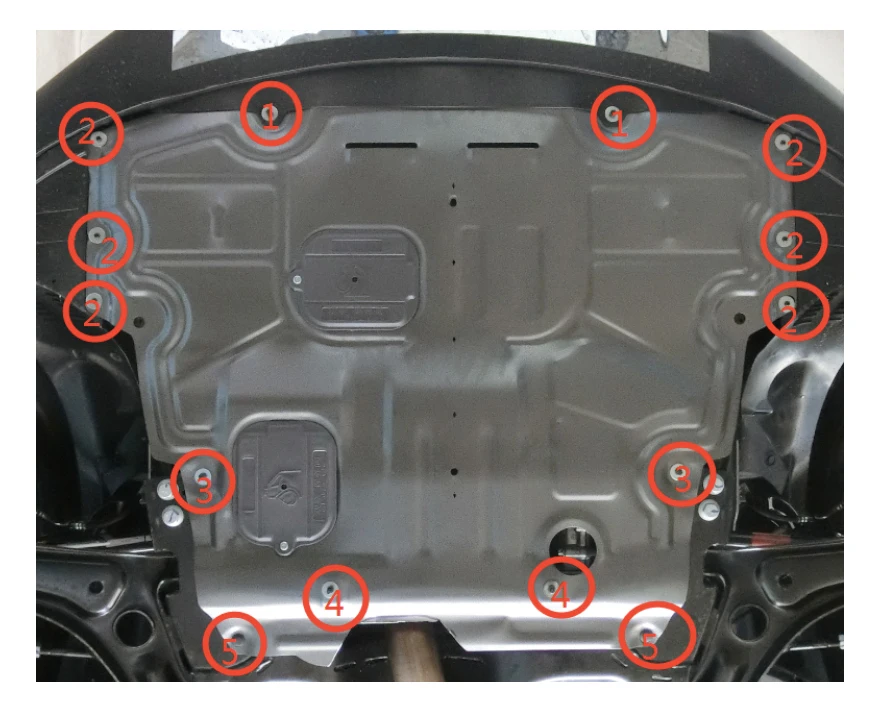 3D Full Coverage Engine Under Guards Skid Plate For Brilliance V7 2018-2019