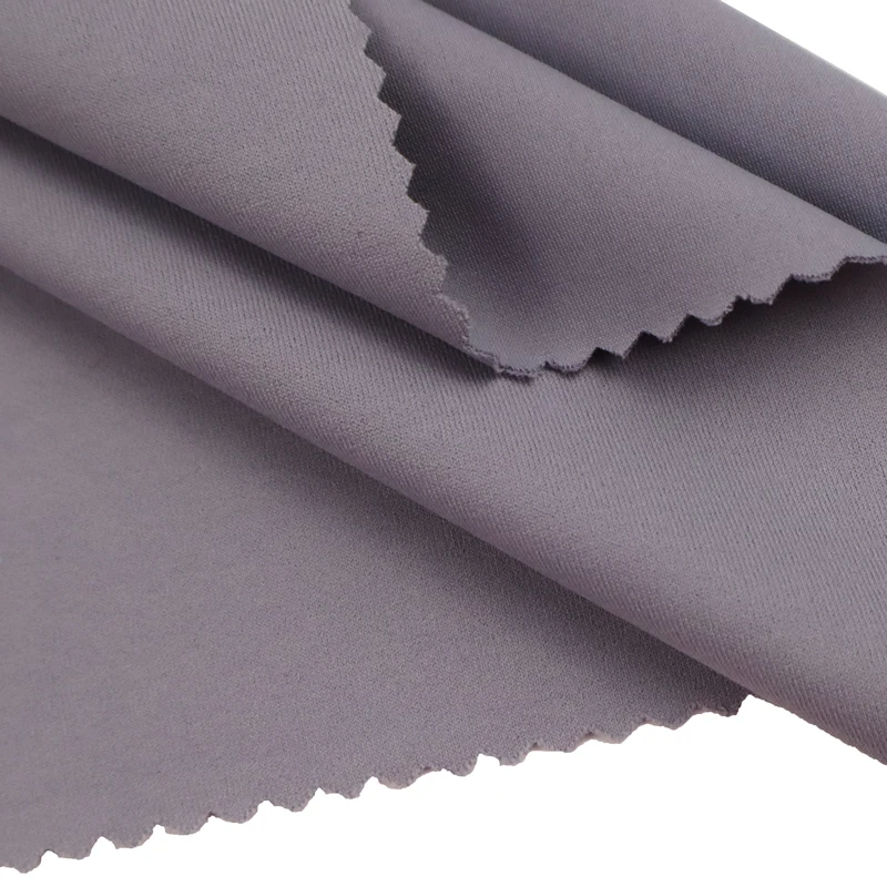 matte sportswear UV 50+ dry wicking 4 way stretch knitted one side brushed poly yoga fabric spandex