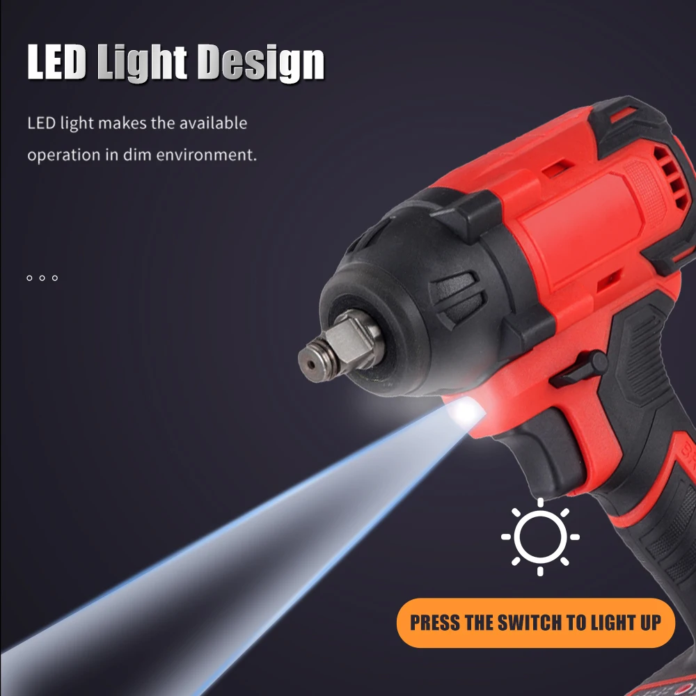 SENGXlN Electric Impact Driver Power Wrench Wholesale Professional 520N Lithium Battery Powered Hand-held Brushless