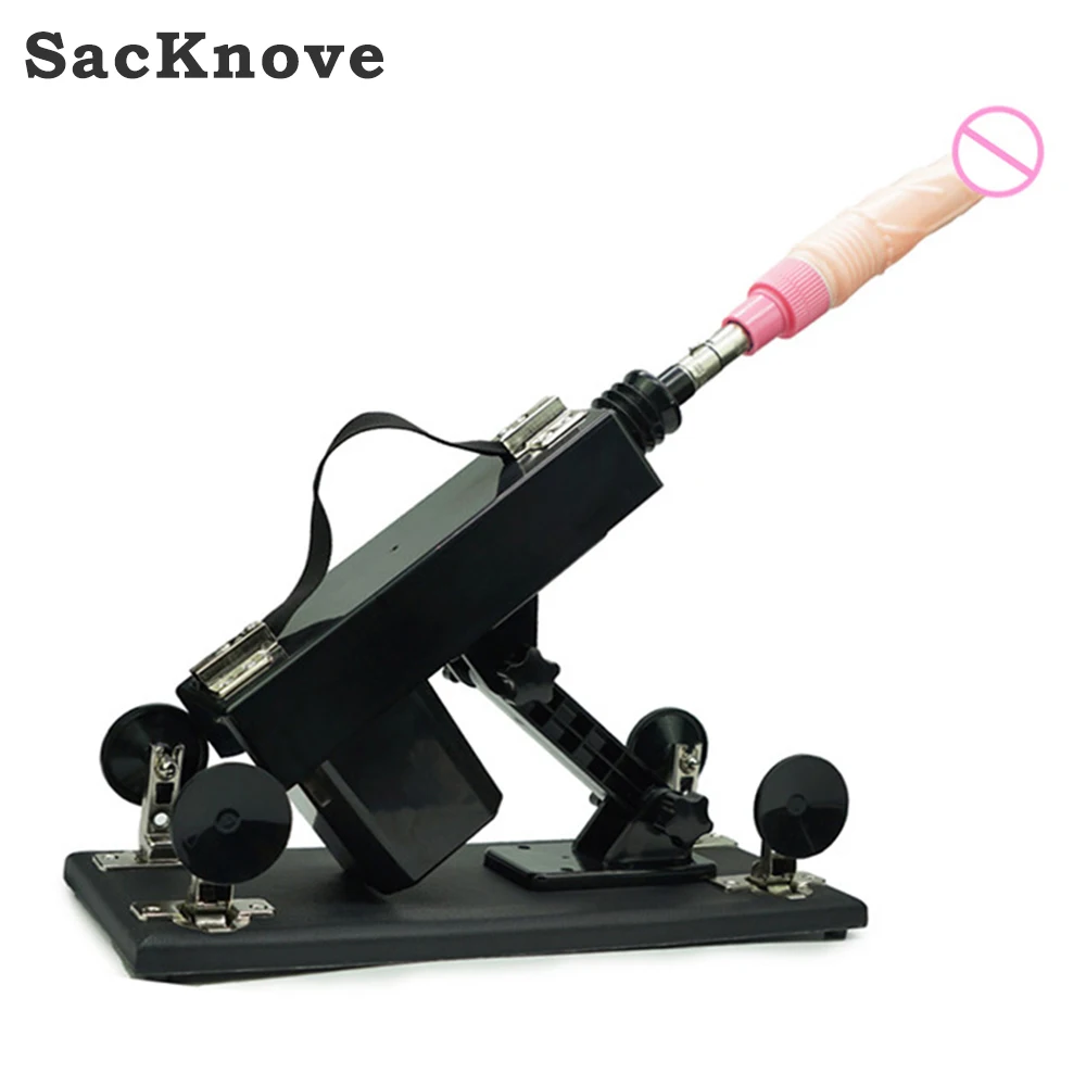 SacKnove 2024 New Female Masturbation Equipment Automatic Telescopic Pump Thrusting Simulation Penis Sex Machine For Women2