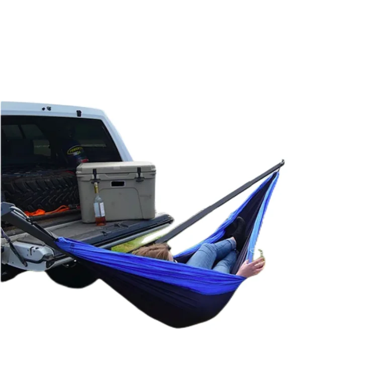 Portable Nylon Outdoor Camping Portable 2 Person Car Hitch Mounted Hanging Hammock Chair