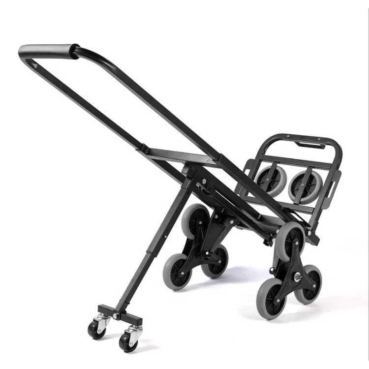 Heavy Duty Stair Climbing Truck Foldable Climbing Stair Trolley 6 Wheel Stair Climbing Cargo Trolley