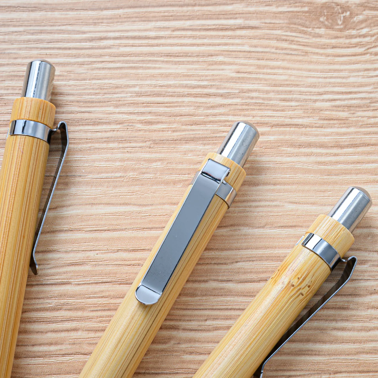 Promotion Personalized Ballpoint Pens Wooden Bulk Engraved Customized Bamboo Pens