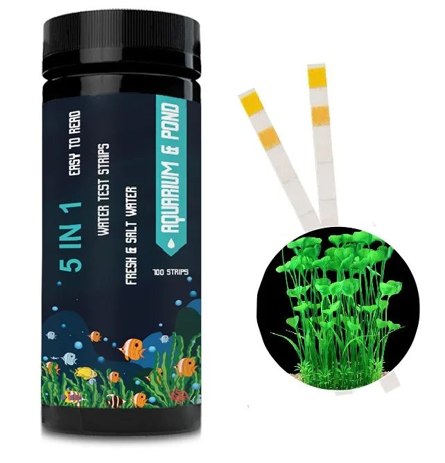 Fast and easy 5 in 1 Home swimming pool Aquarium water test strip   Drinking water PH Hardness test kit