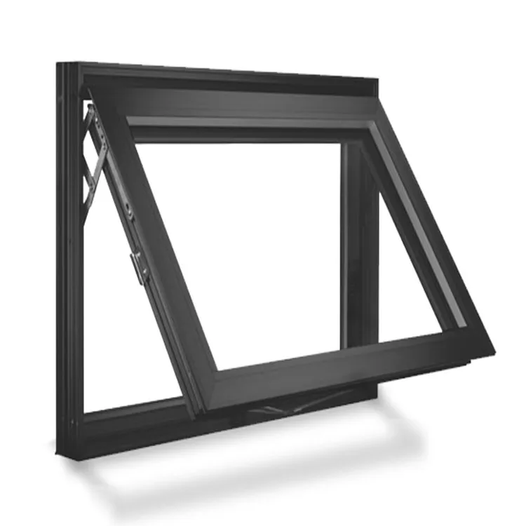 new fashion single glazed frameless glass Awning window Residential For Balcony Elevation Basement Awning Window In Kitchen