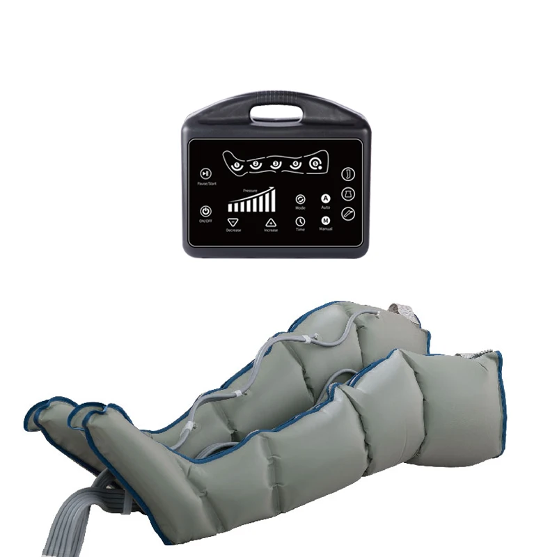 Customized 5 Chambers Massage For Leg Air Compression Therapy Lymphatic Drainage Massager Machine System Recovery Boots