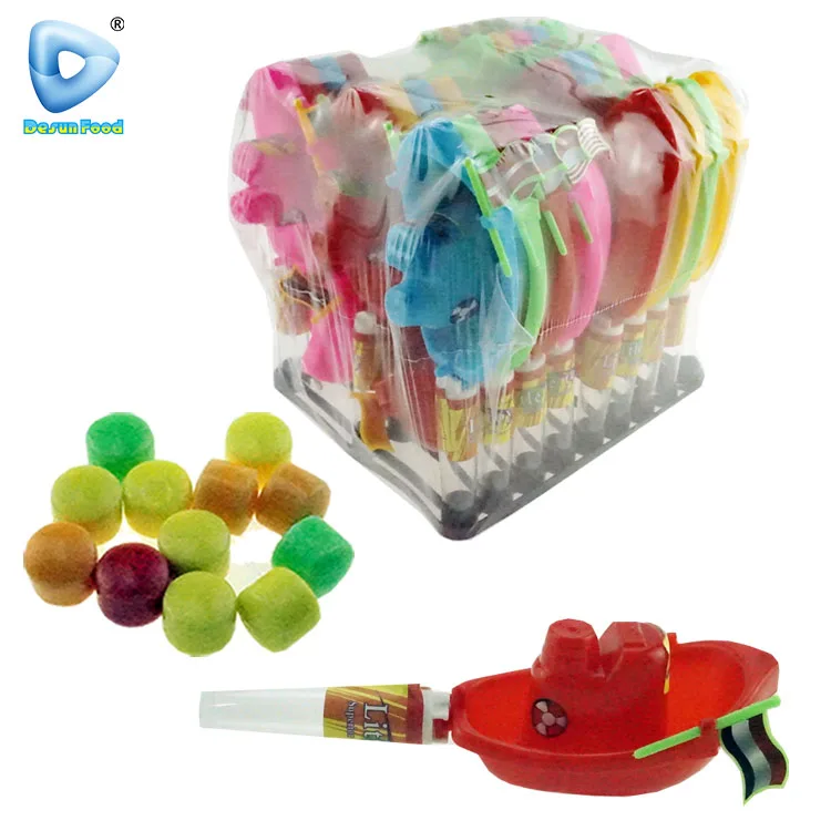 Оптовая пластиковая лодка игрушка с производителем конфет