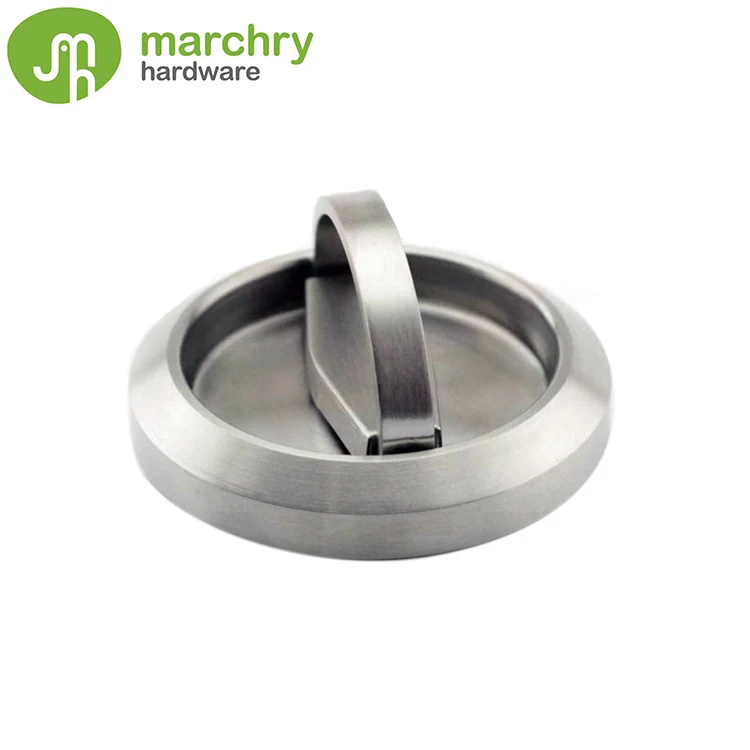 
Round hidden Slide Concealed Pull Recessed Furniture Drawer Cabinet Door Handle 